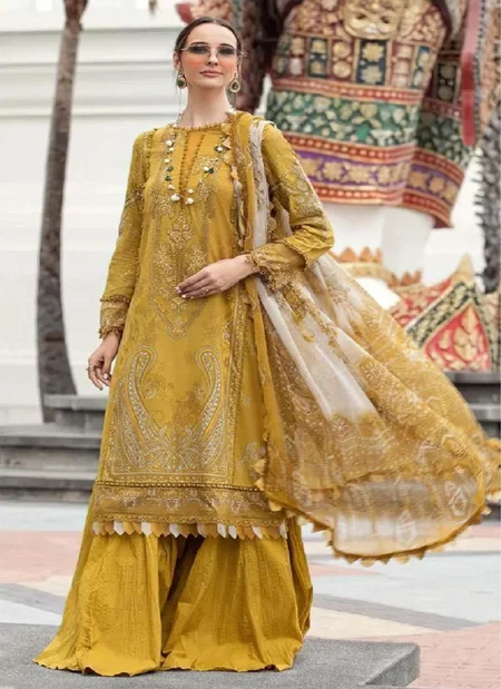 Az 1128 A To D By Alzohaib Cotton Dupatta Pakistani Salwar Suits Wholesale In India